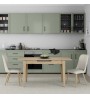 Τραπέζι επεκτεινόμενο χρώμα oak 120/150x70x75εκ.