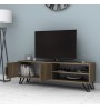 Έπιπλο τηλεόρασης χρώμα καρυδί 160x35x49εκ.