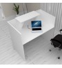 Γραφείο υποδοχής - reception χρώμα λευκό 120x70x110εκ.