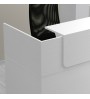 Γραφείο υποδοχής - reception χρώμα λευκό 120x70x110εκ.