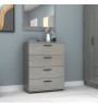 Συρταριέρα χρώμα γκρι σκυροδέματος 73x44x96εκ.