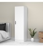 Ντουλάπα ρούχων μονόφυλλη χρώμα λευκό 50x60x181εκ.