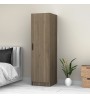 Ντουλάπα ρούχων μονόφυλλη χρώμα καρυδί 50x60x181εκ.
