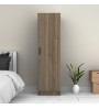Ντουλάπα ρούχων μονόφυλλη χρώμα καρυδί 50x60x181εκ.