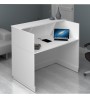 Γραφείο υποδοχής - reception χρώμα λευκό 120x70x110εκ.
