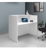 Γραφείο υποδοχής - reception χρώμα λευκό 150x70x110εκ.