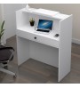 Γραφείο υποδοχής - reception χρώμα λευκό 90x40x110εκ.