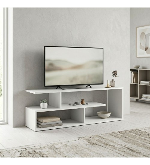 Έπιπλο τηλεόρασης χρώμα λευκό 120x30x40cm.