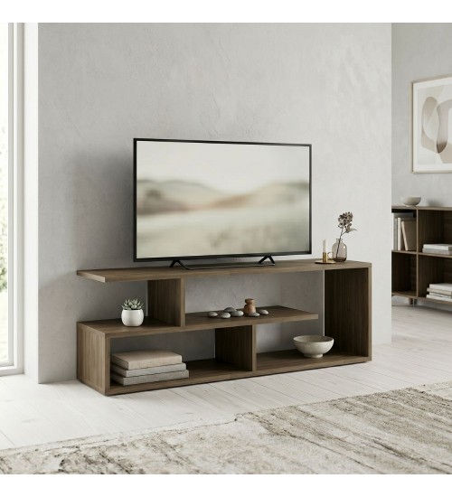Έπιπλο τηλεόρασης χρώμα καρυδί 120x30x40cm.