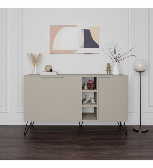 Μπουφές χρώμα sandstone 142x35,6x83εκ.