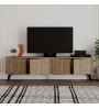 Έπιπλο τηλεόρασης χρώμα ανοιχτό καρυδί 180x29,6x50εκ.