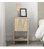 Κομοδίνο χρώμα travertine 30x30x55εκ.