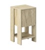 Κομοδίνο χρώμα travertine 30x30x55εκ.