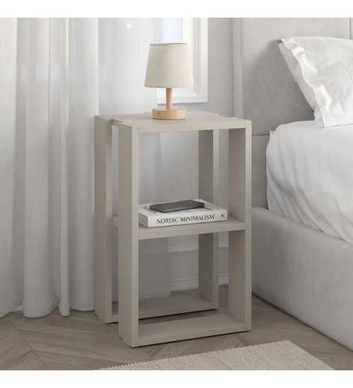 Κομοδίνο - Τραπεζάκι βοηθητικό χρώμα sandstone 34x30x55εκ.