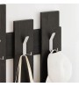 Κρεμάστρα τοίχου χρώμα black wood 64x4x81εκ.