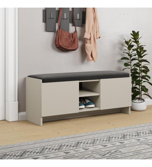 Παπουτσοθήκη χρώμα sandstone 110x37x43εκ.