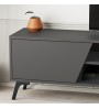 Έπιπλο τηλεόρασης χρώμα ανθρακί 180x35,6x48εκ.