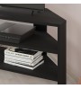 Έπιπλο τηλεόρασης γωνιακό χρώμα black wood 110x36x45εκ.