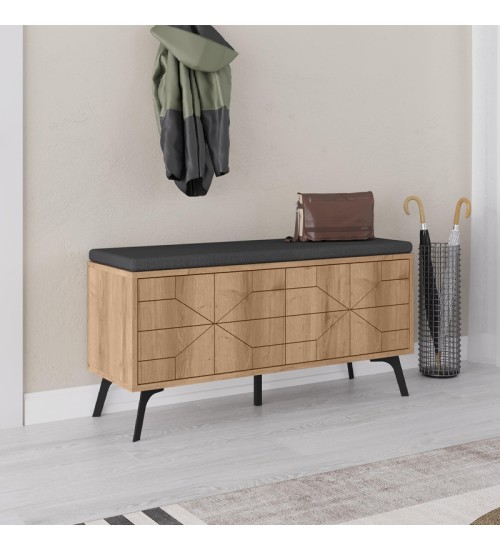 Παπουτσοθήκη χρώμα sapphire oak 107x35x55εκ.