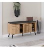 Παπουτσοθήκη χρώμα sapphire oak 107x35x55εκ.