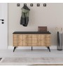 Παπουτσοθήκη χρώμα sapphire oak 107x35x55εκ.