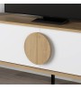 Έπιπλο τηλεόρασης χρώμα Sapphire oak - Λευκό 180εκ.