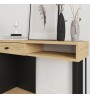 Κονσόλα χρώμα sapphire oak - silky black 100x35x79εκ.
