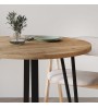 Τραπέζι χρώμα sepet oak Ø90x77,5εκ.