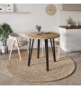 Τραπέζι χρώμα sepet oak Ø90x77,5εκ.