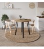 Τραπέζι χρώμα sepet oak Ø90x77,5εκ.
