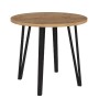 Τραπέζι χρώμα sepet oak Ø90x77,5εκ.