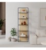 Βιβλιοθήκη χρώμα sapphire oak 53x31,7x180εκ.