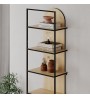 Βιβλιοθήκη χρώμα sapphire oak 53x31,7x180εκ.