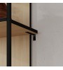 Βιβλιοθήκη χρώμα sapphire oak 53x31,7x180εκ.
