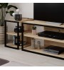 Έπιπλο τηλεόρασης γωνιακό χρώμα sapphire oak 98x37x45εκ.