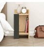 Κομοδίνο Δεξί χρώμα sapphire oak - ανθρακί 25x27x60εκ.