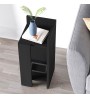 Κομοδίνο δεξί χρώμα black wood 25x27x60εκ.