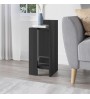 Κομοδίνο δεξί χρώμα black wood 25x27x60εκ.