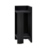 Κομοδίνο δεξί χρώμα black wood 25x27x60εκ.