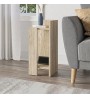 Κομοδίνο Δεξί χρώμα travertine 25x27x60εκ.