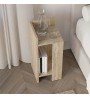 Κομοδίνο Αριστερό χρώμα travertine 25x27x60εκ.