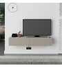 Έπιπλο τηλεόρασης επιτοίχιο χρώμα sandstone 135x31,7x25εκ.