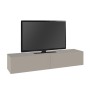 Έπιπλο τηλεόρασης επιτοίχιο χρώμα sandstone 135x31,7x25εκ.