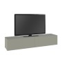 Έπιπλο τηλεόρασης επιτοίχιο χρώμα ash green 135x31,7x25εκ.