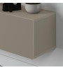 Έπιπλο τηλεόρασης επιτοίχιο χρώμα sandstone 180x30x30εκ.