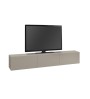Έπιπλο τηλεόρασης επιτοίχιο χρώμα sandstone 180x30x30εκ.