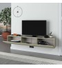 Έπιπλο τηλεόρασης Επιτοίχιο - Χρώμα Ash Green 180x30x30εκ.