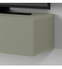 Έπιπλο τηλεόρασης Επιτοίχιο - Χρώμα Ash Green 180x30x30εκ.