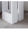 Τραπεζάκι βοηθητικό χρώμα λευκό 30x30x50,3εκ.