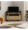 Έπιπλο τηλεόρασης γωνιακό χρώμα sapphire oak 95,7x35,4x45εκ.